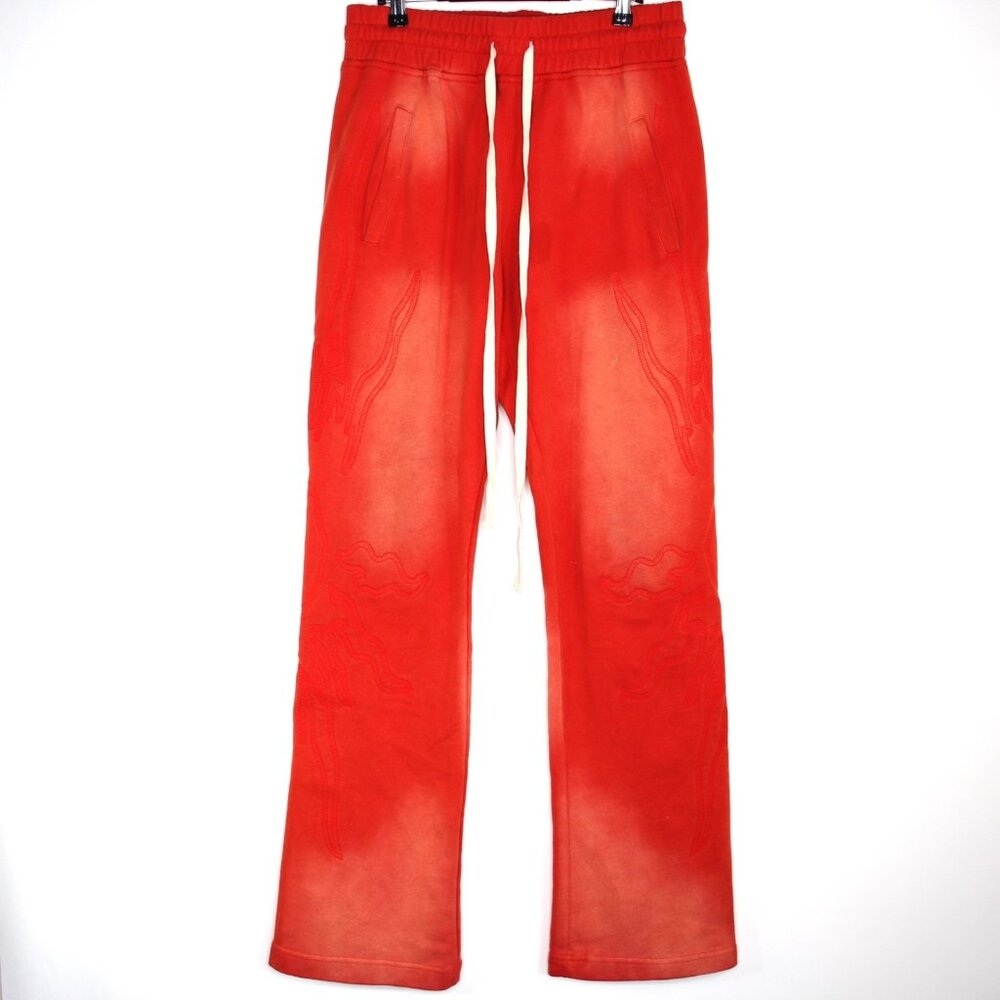 Vale Lives Forever Mens Medium 30 x 33 Flame Sweatpants RARE B1109